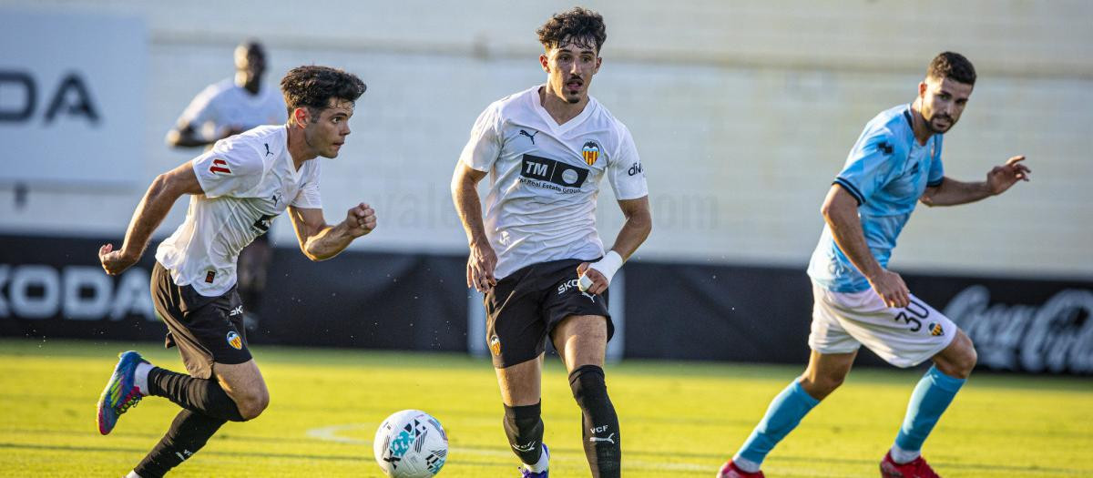 Imagen del primer partido de temporada del Valencia CF