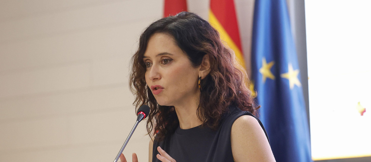 La presidenta de la Comunidad de Madrid, Isabel Díaz Ayuso
