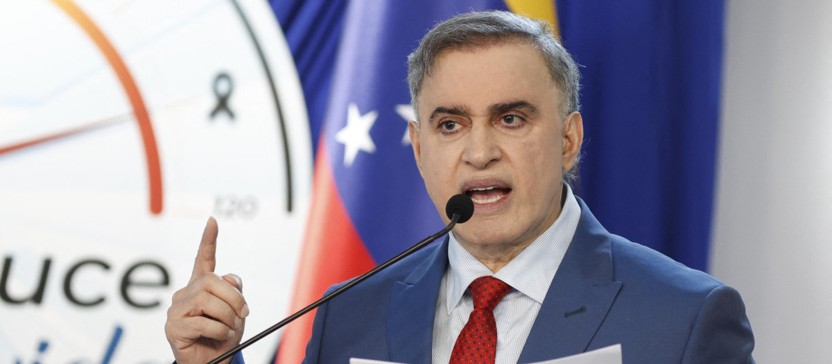 El fiscal general de Venezuela y mano derecha del autócrata Nicolás Maduro, Tarek William Saab