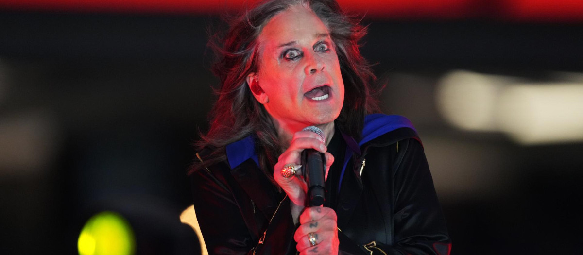 Ozzy Osbourne en un concierto en 2022