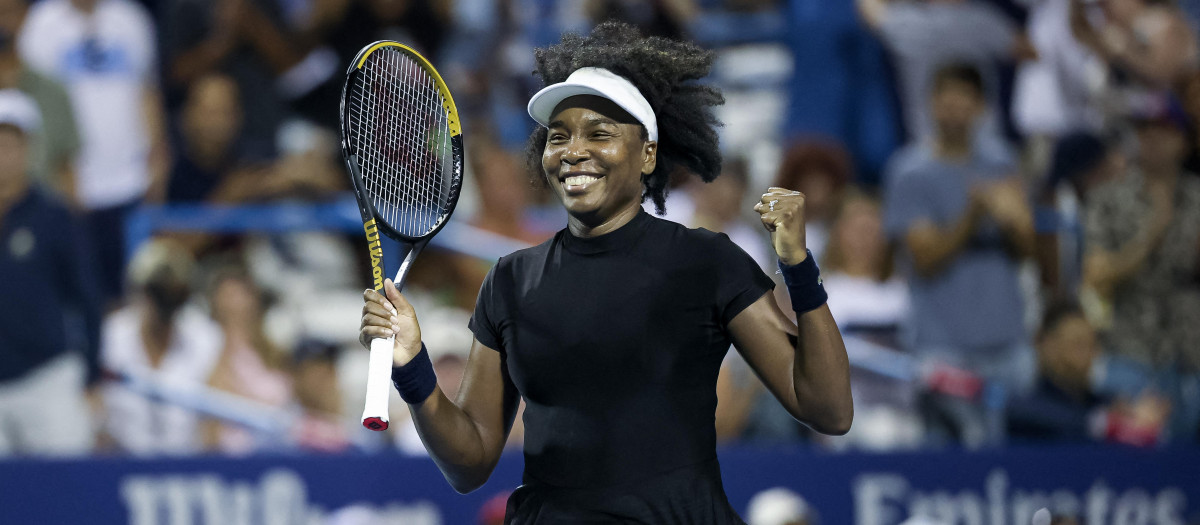Venus Williams regresó a lo grande en el torneo de Washington tras casi dos años fuera de las pistas
