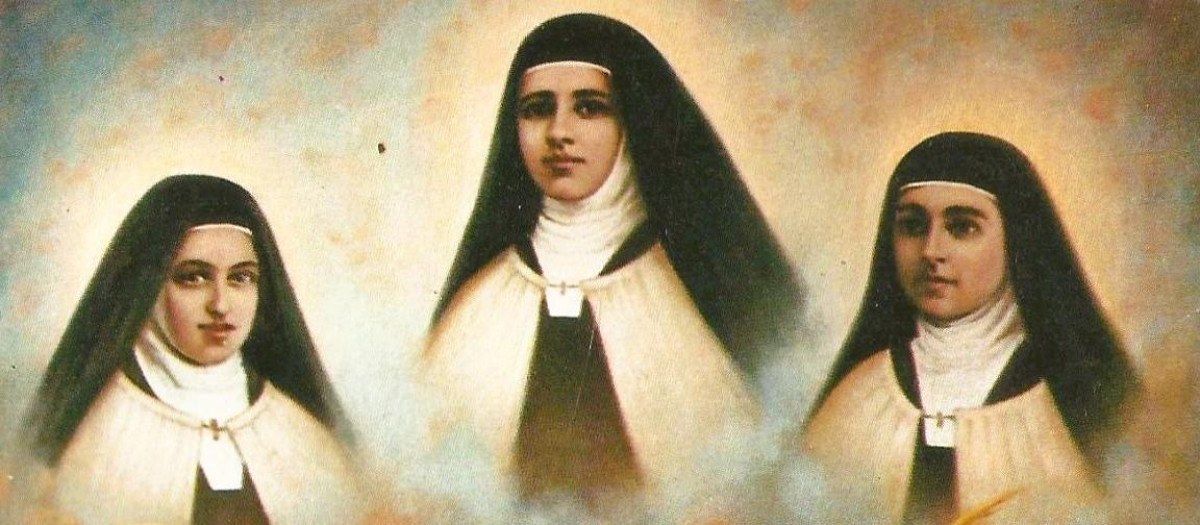 "Las tres azucenas" del carmelo de Guadalajara