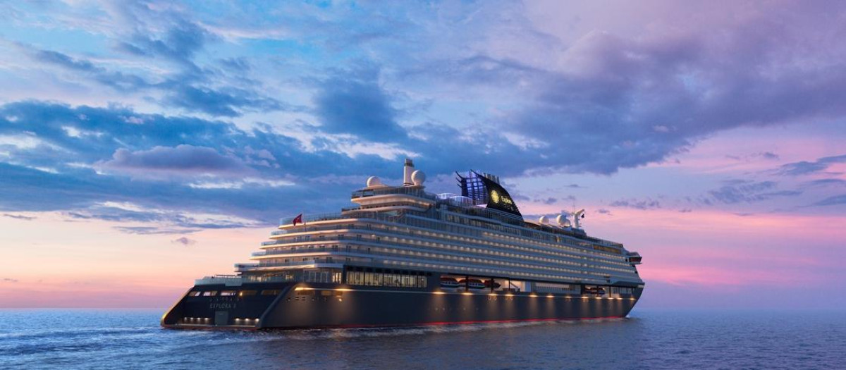 El elegante Explora I de la naviera MSC Cruceros.