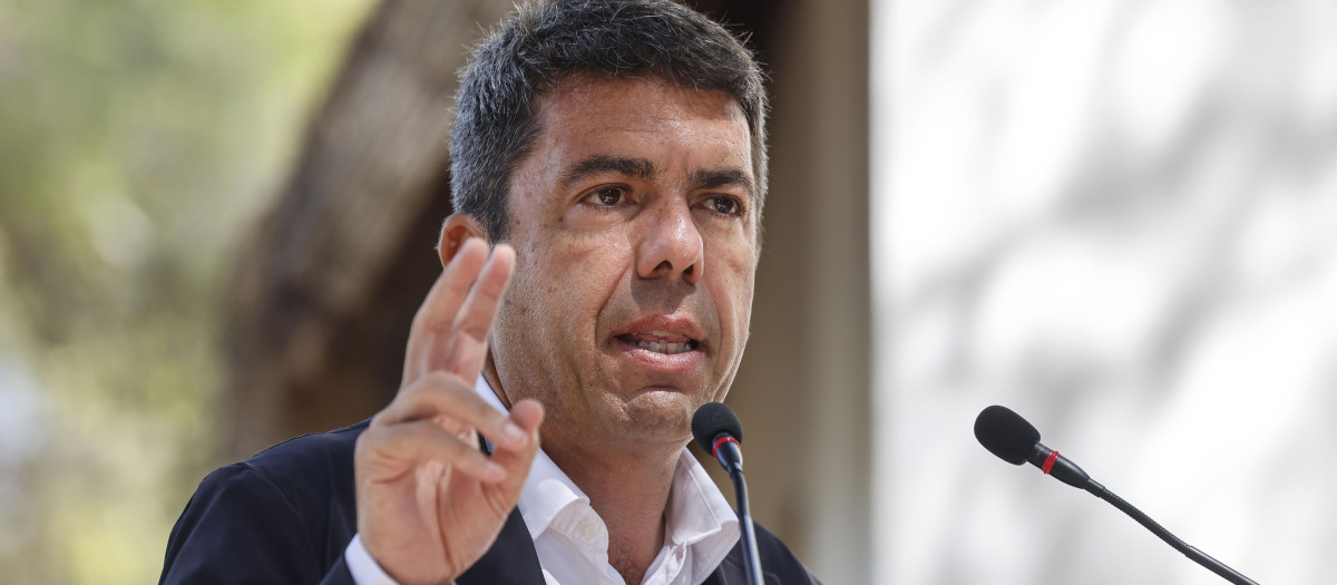 Imagen del presidente de la Generalitat, Carlos Mazón