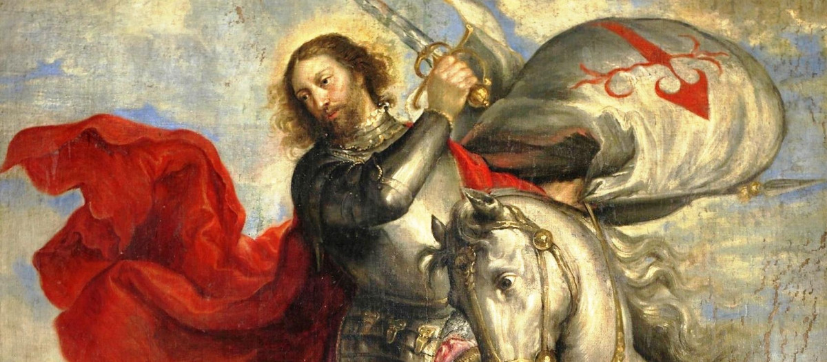 El Apóstol Santiago a caballo o Santiago Matamoros, de Francisco Camilo