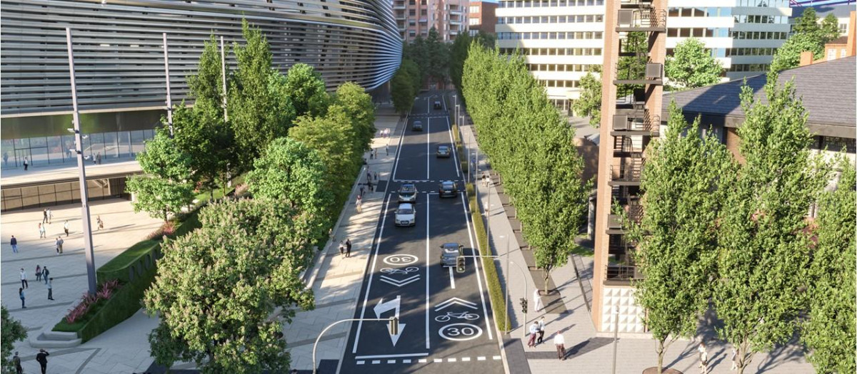 Nueva zona del Bernabéu