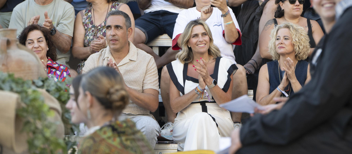 La presidenta de la Diputación de Castellón, Marta Barrachina, en las Fiestas del Agua de Cabanes