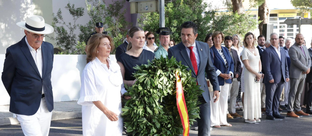 La presidenta de Baleares, Marga Prohens, en el homenaje a Salvá y Sáenz de Tejada