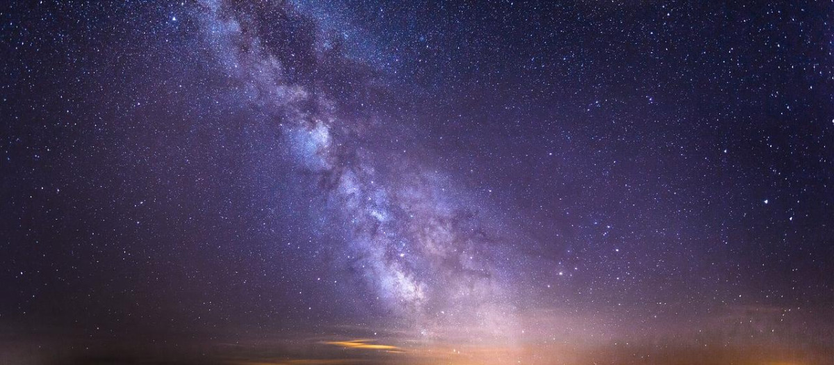 El cielo estrellado en la noche de Cabañeros