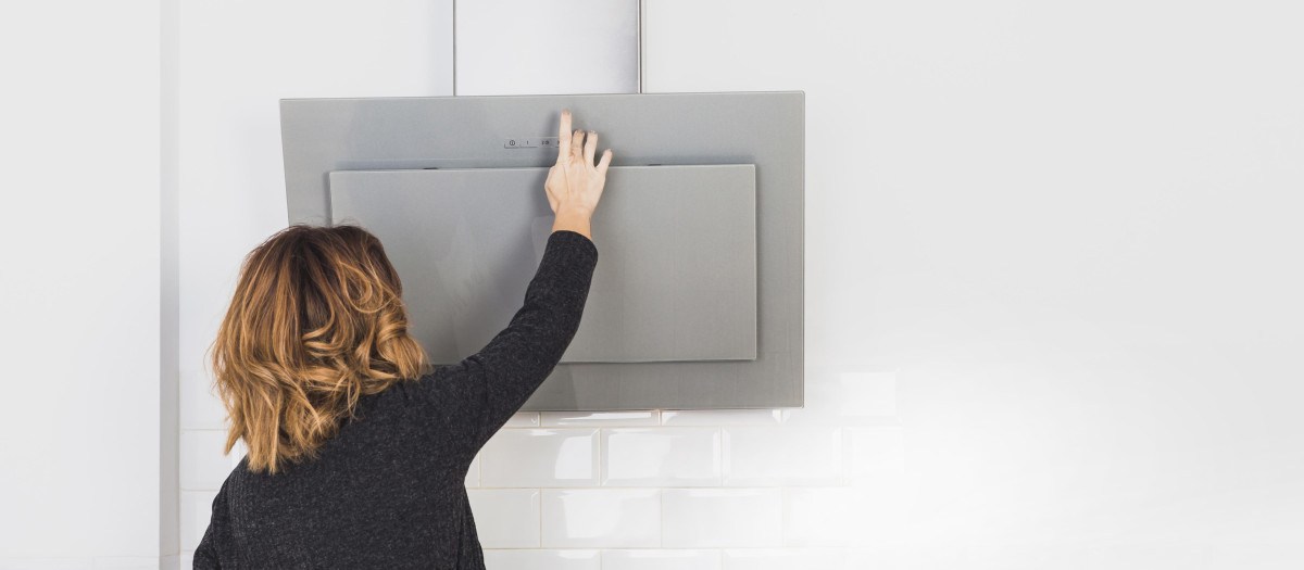 campanas de cocina de apertura femenina