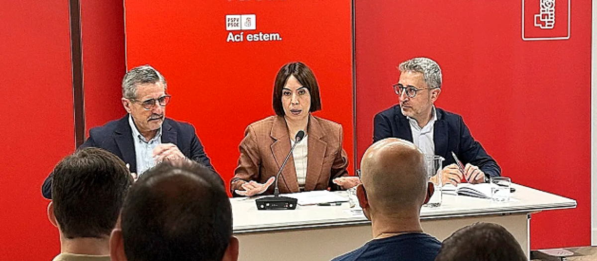 Imagen de archivo de Diana Morant junto a José María Ángel Batalla, en un acto del PSPV-PSOE