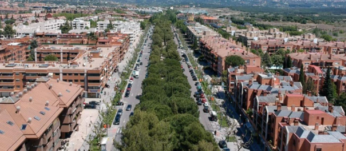 Vista de Pozuelo de Alarcón
