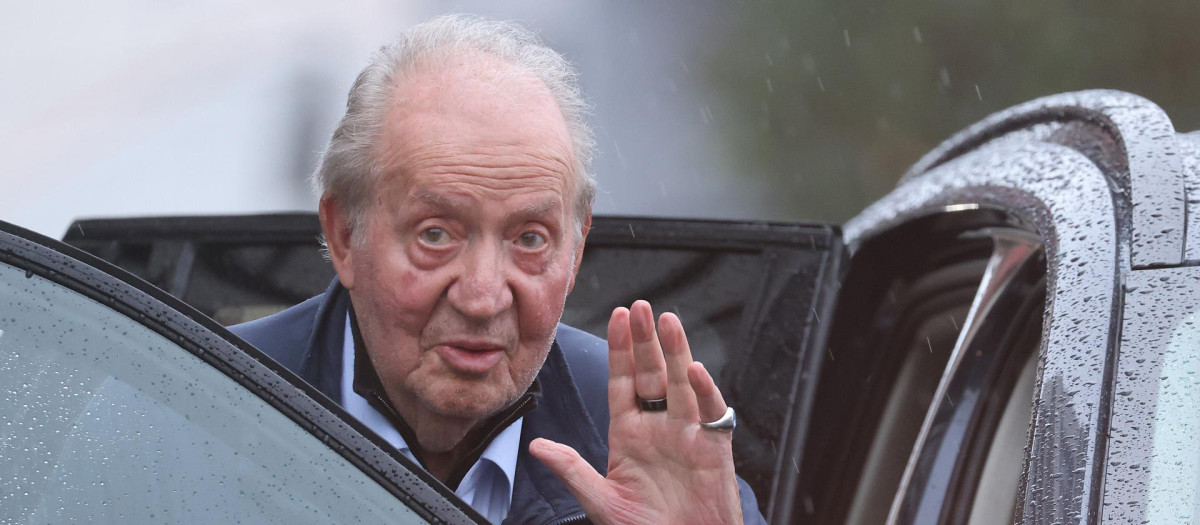 Don Juan Carlos, en Sangenjo