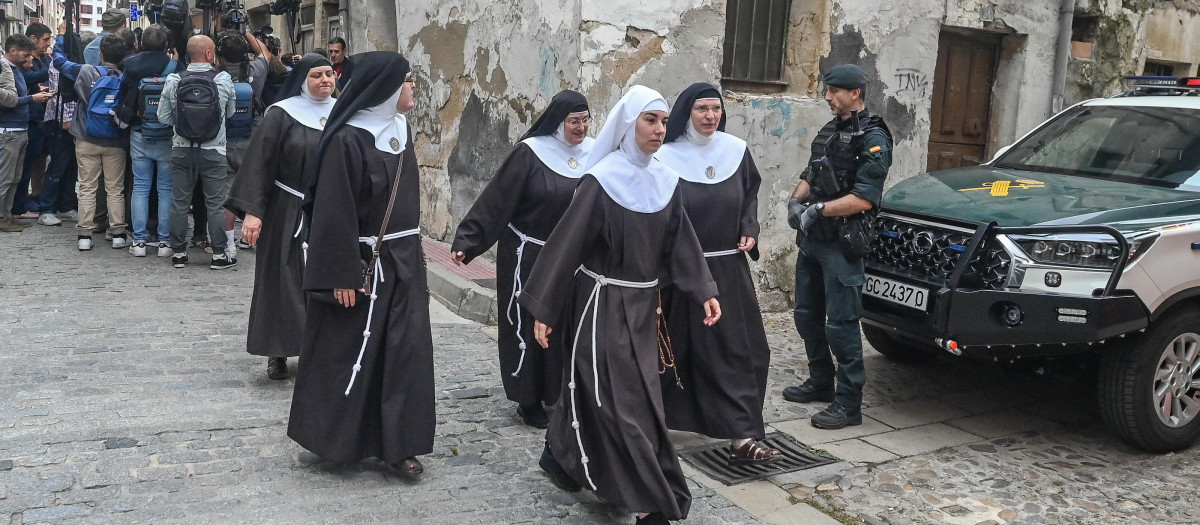 Vista en el juicio verbal de desahucio de las exmonjas del monasterio de Belorado (Burgos)