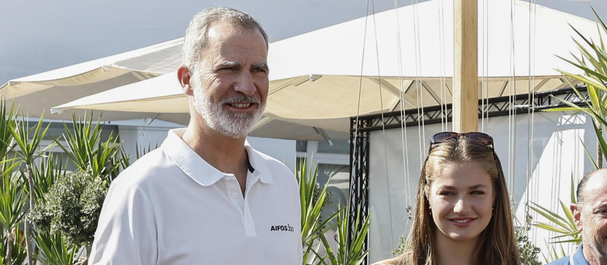 El Rey y la Princesa de Asturias en el Real Club Náutico de Palma este sábado