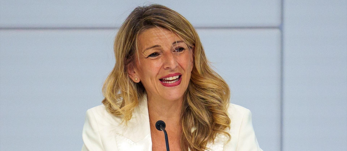 La vicepresidenta segunda del Gobierno y ministra de Trabajo y Economía Social, Yolanda Díaz