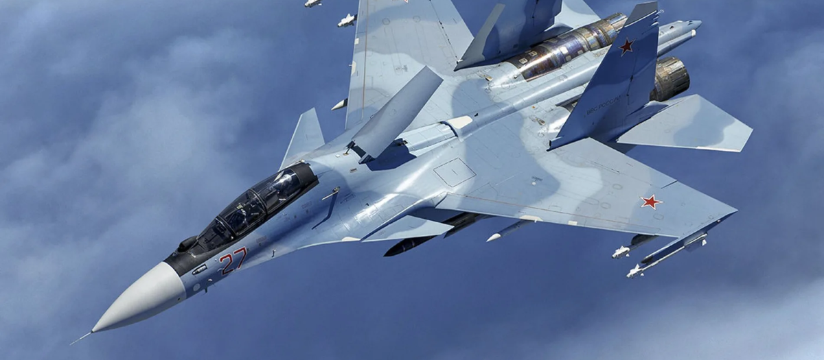 Un caza ruso Su-30SM, en una imagen de archivo