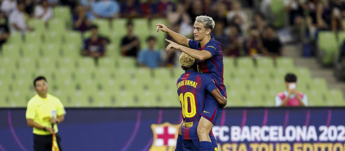 El Barcelona goleó en su último partido de la gira asiática