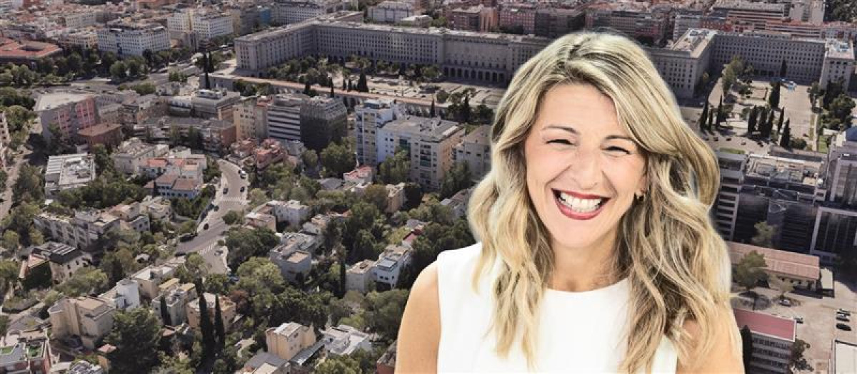 Montaje fotográfico con Yolanda Díaz