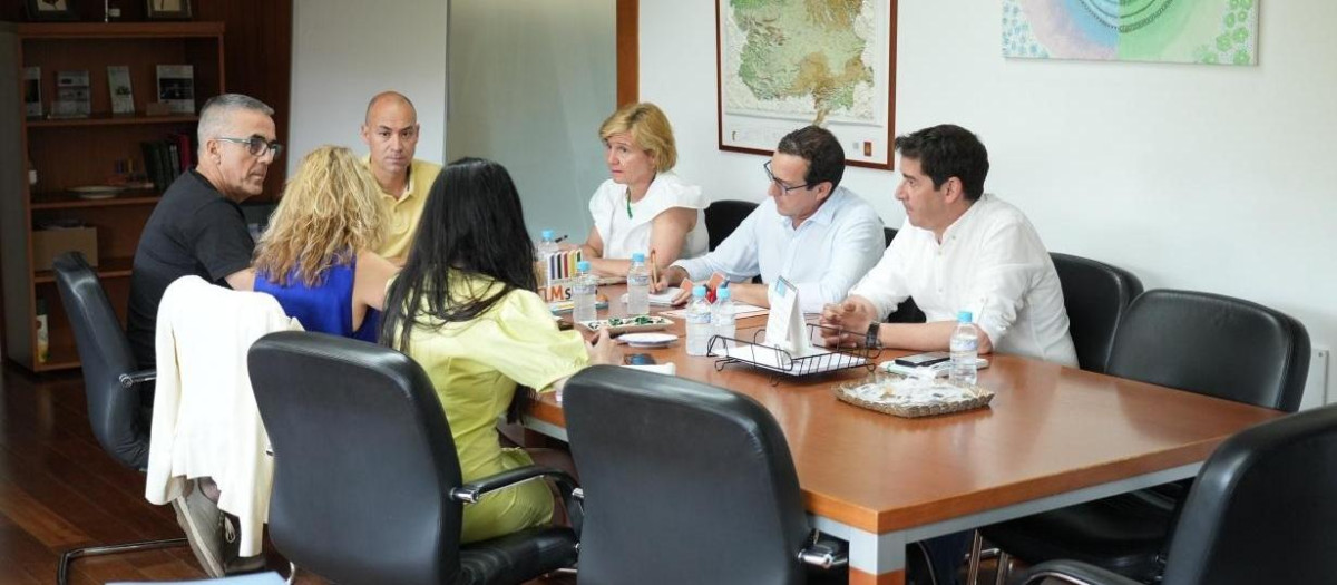 El Gobierno regional y la Federación de Autismo de Castilla-La Mancha trabajan para avanzar en una Formación Profesional más inclusiva.

REMITIDA / HANDOUT por JCCM
Fotografía remitida a medios de comunicación exclusivamente para ilustrar la noticia a la que hace referencia la imagen, y citando la procedencia de la imagen en la firma
06/8/2025