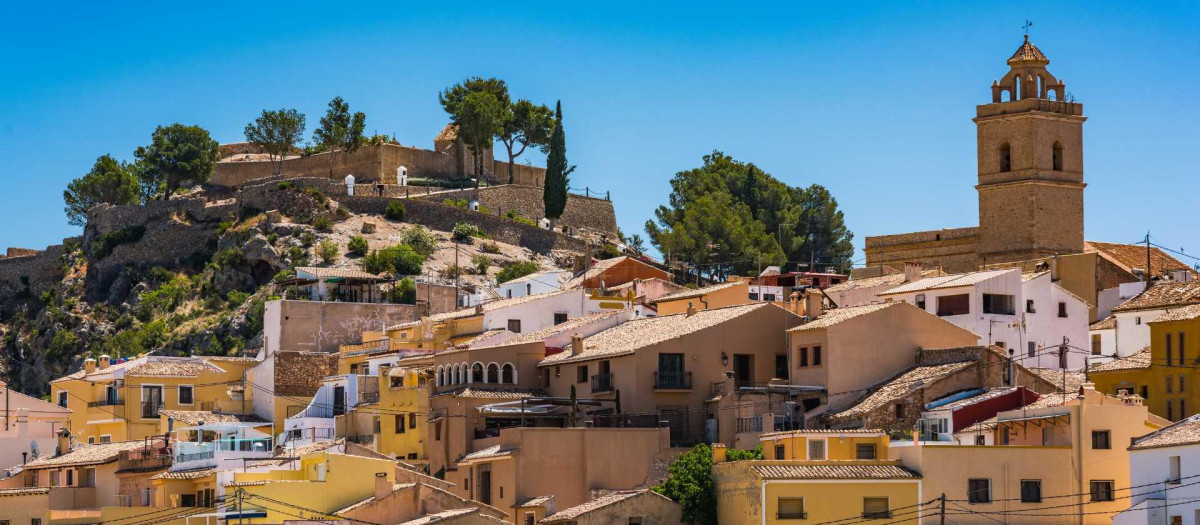 Imagen de archivo de Polop, municipio del interior de Alicante