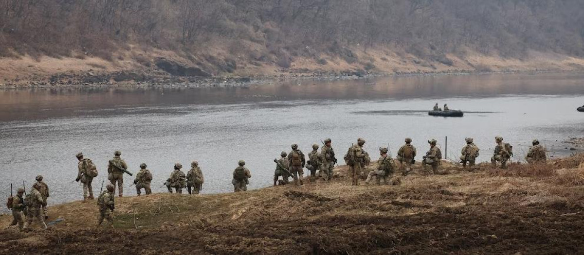 Soldados surcoreanos rescataron del río Han a un desertor norcoreano