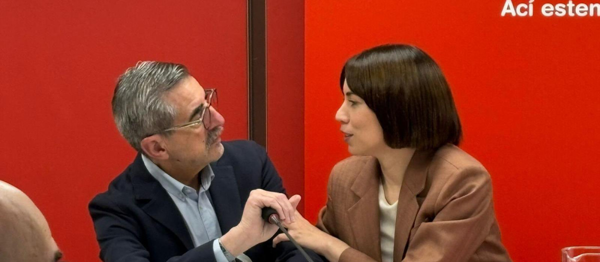 Imagen del excomisionado del Gobierno para la reconstrucción de la dana, José María Ángel, junto a Diana Morant