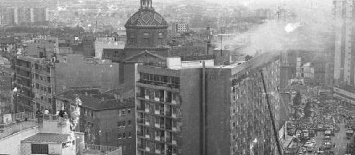 El incendio del hotel Corona de Aragón en 1979