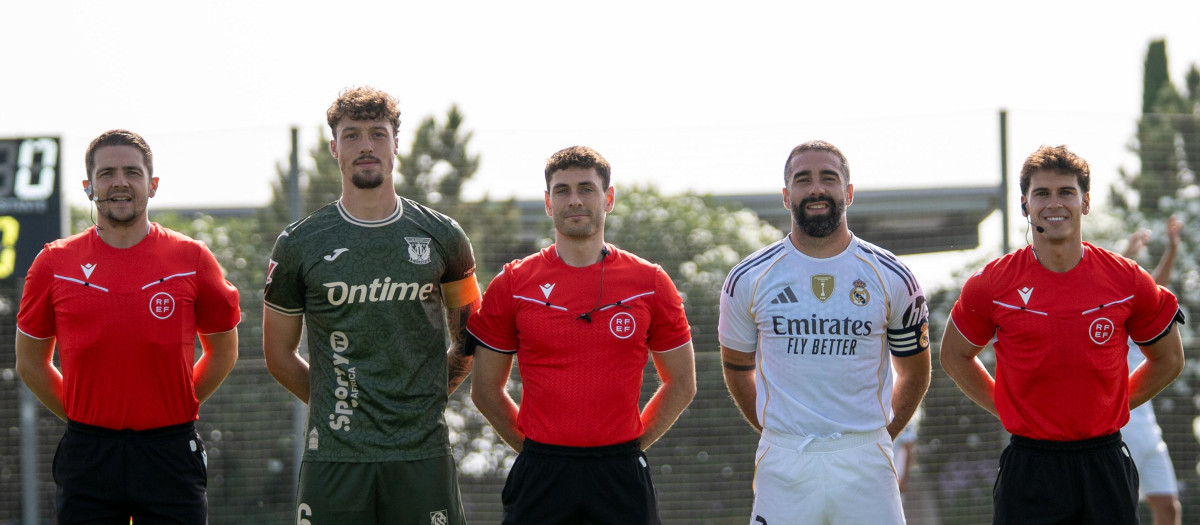 Imagen del amistoso entre el CD Leganés y el Real Madrid