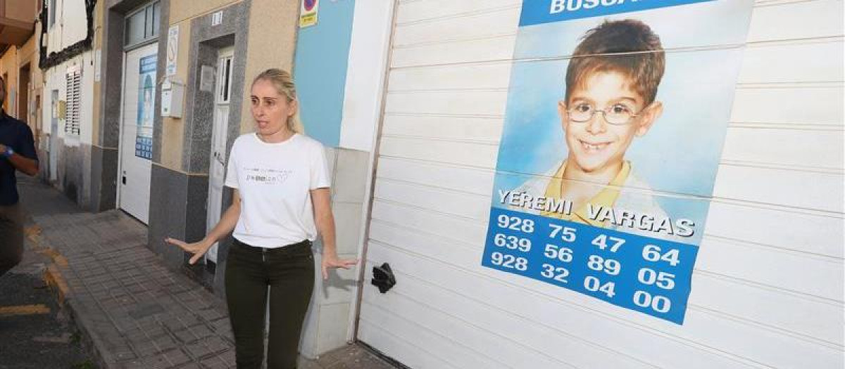 La madre de Yéremi, Thaisa Suárez, todavía busca a su hijo