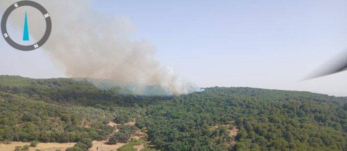 Incendio en El Bañuelo
