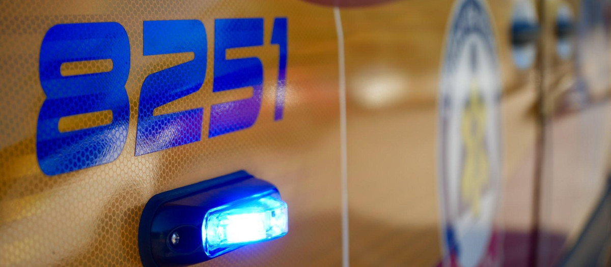 Una ambulancia de Sammur Protección Civil