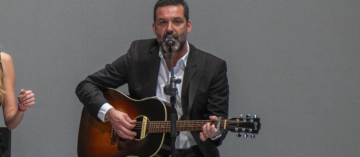 Actress Carolina Cerezuela and Jaime Anglada during show Cocoa collection during fashion show Code 41 in Sevilla on Thursday, 13 February 2020.