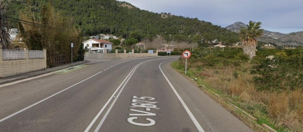 Imagen de la carretera CV-675 a su paso por Gandía, en Valencia

REMITIDA / HANDOUT por GOOGLE MAPS
Fotografía remitida a medios de comunicación exclusivamente para ilustrar la noticia a la que hace referencia la imagen, y citando la procedencia de la imagen en la firma
11/8/2025