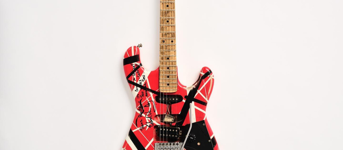 Imagen de la guitarra Kramer de Van Halen