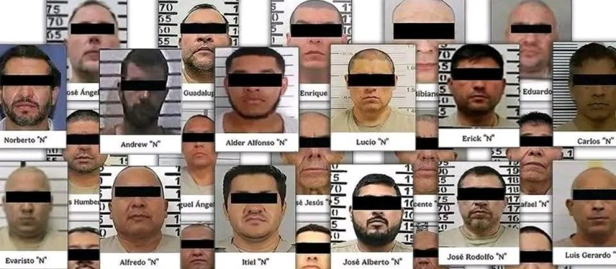 Narcotraficantes extraditados por México a EE.UU.