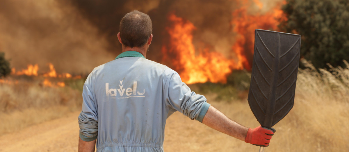 Incendio en Abejera y Ríofrio de Aliste