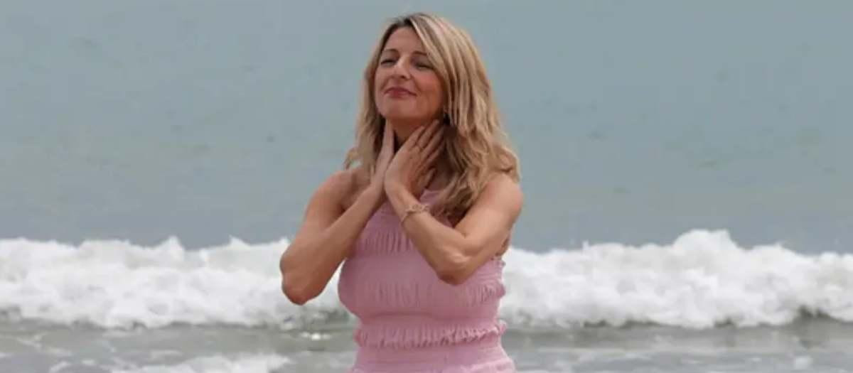 La vicepresidenta Yolanda Díaz