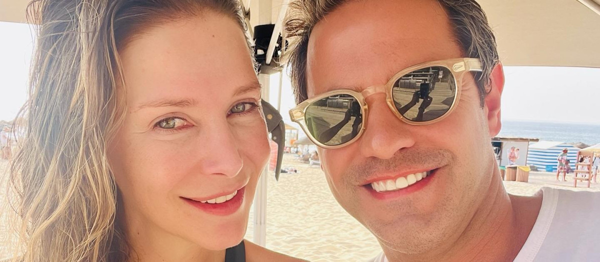 Esther Doña y Joao, su pareja