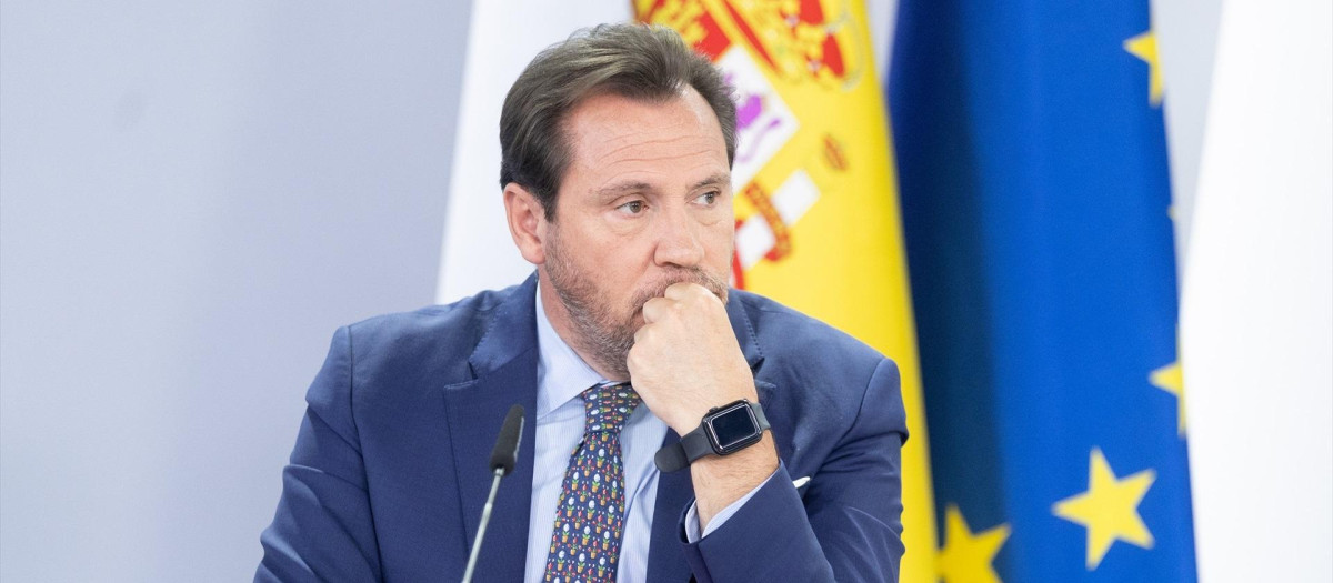 El ministro de Transportes y Movilidad Sostenible, Óscar Puente