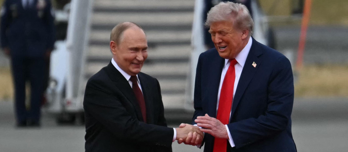Donald Trump, presidente de EE.UU. y Vladimir Putin en Alaska