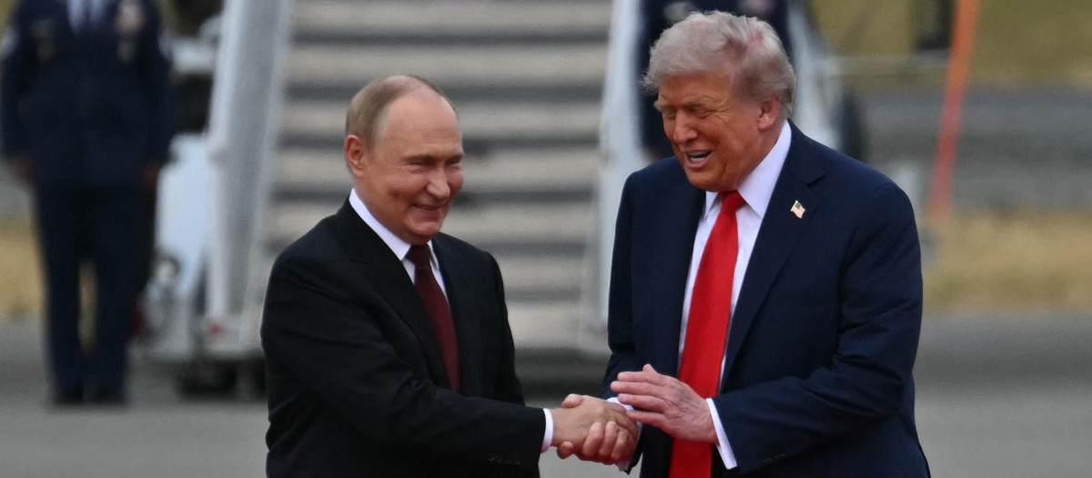 Donald Trump, presidente de EE.UU. y Vladimir Putin en Alaska