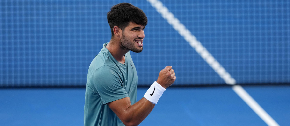 Carlos Alcaraz en las semifinales del Masters 1000 de Cincinnati