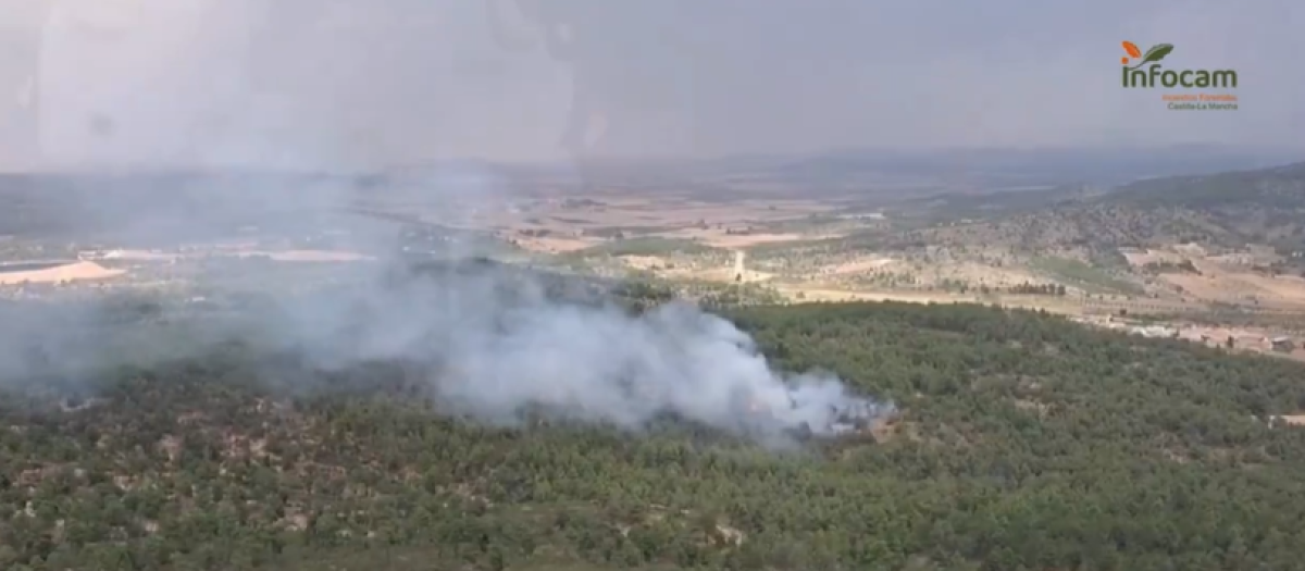 Incendio en Alcadozo, Albacete