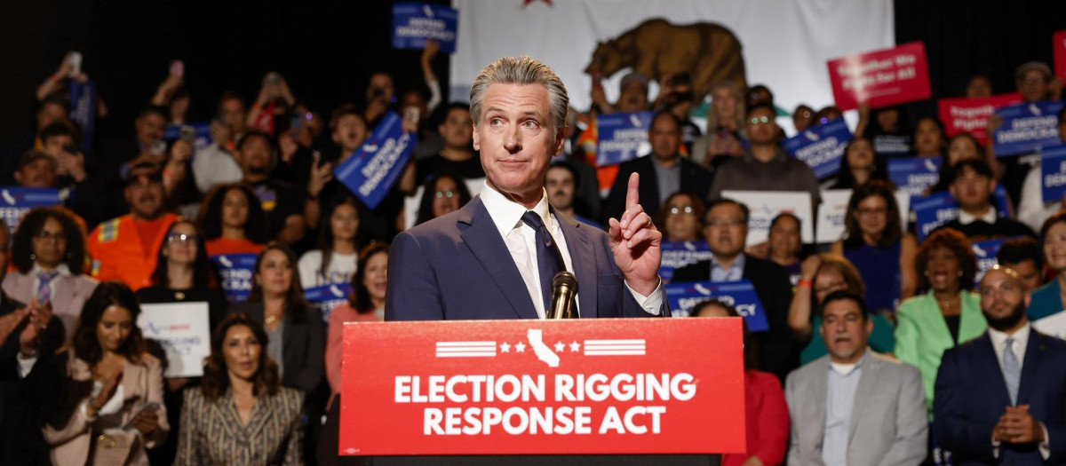 El gobernador demócrata de California, Gavin Newsom