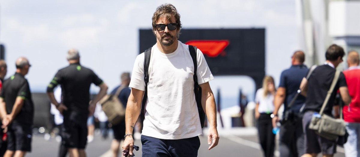 Fernando Alonso, en un Gran Premio de la temporada