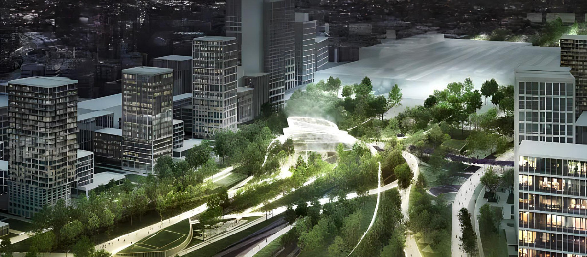 Soterramiento de la estación de Chamartín