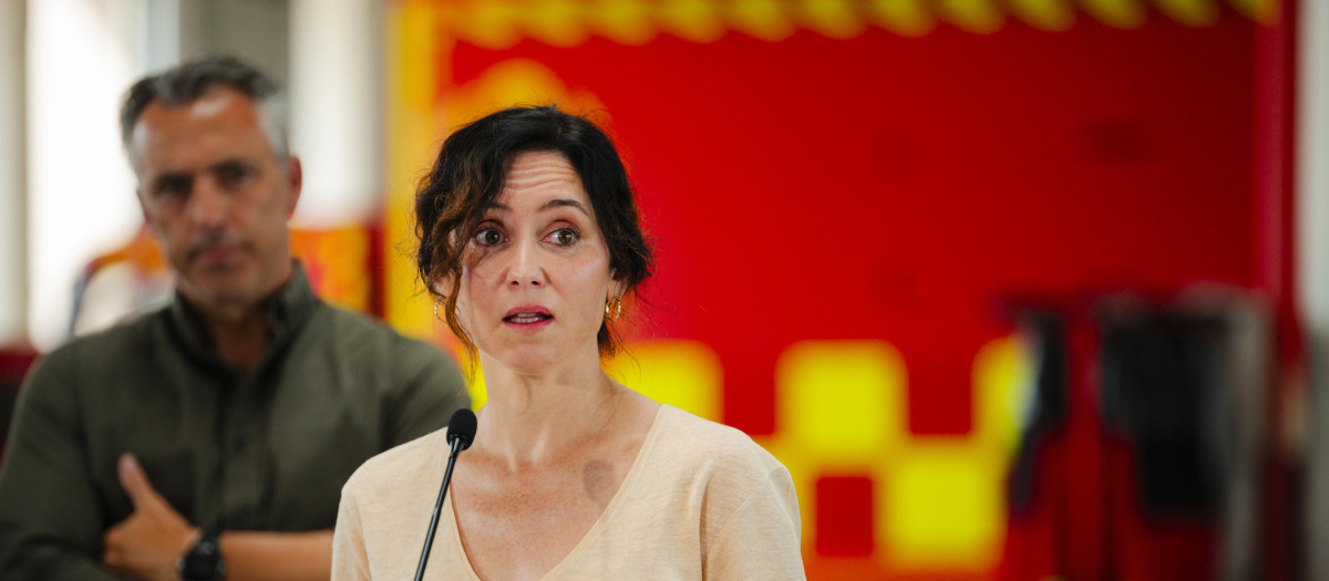 La presidenta de la Comunidad de Madrid, Isabel Díaz Ayuso