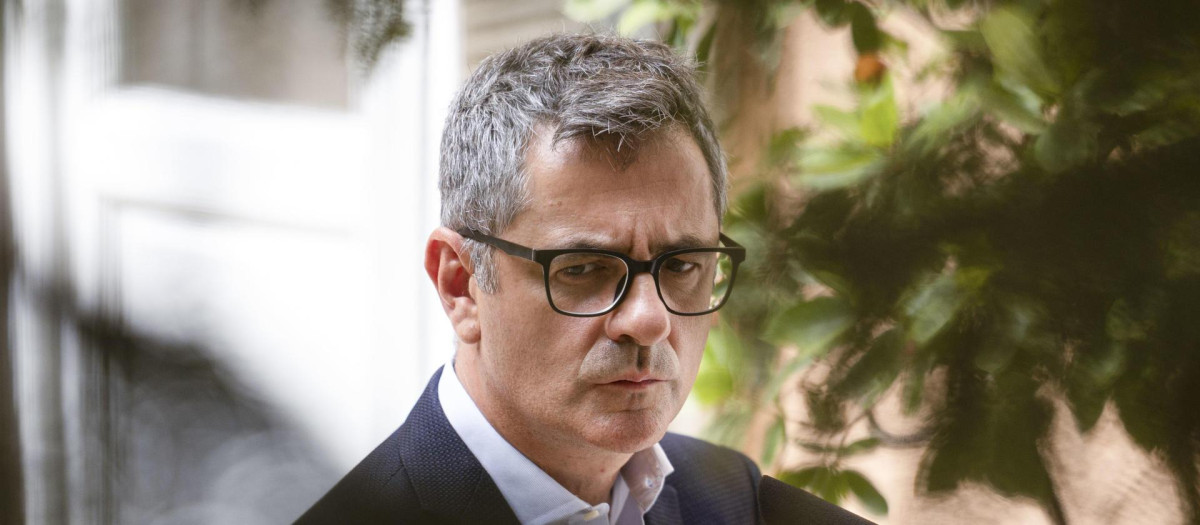El ministro de la Presidencia, Justicia y Relaciones con las Cortes, Félix Bolaños