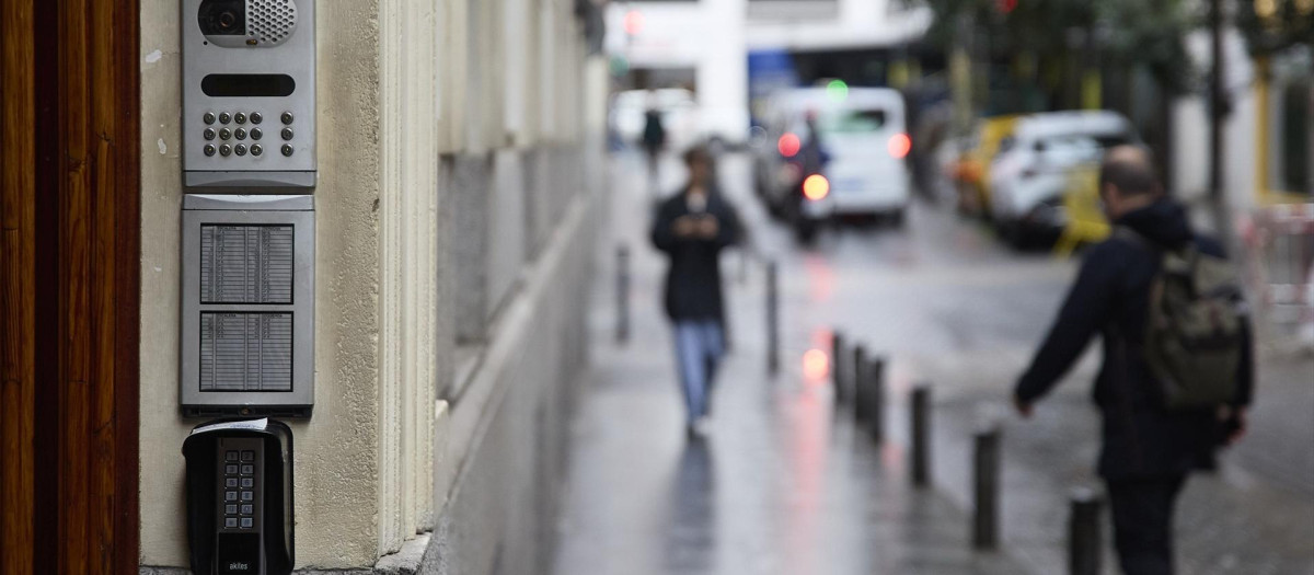 Telefonillo de un bloque de viviendas